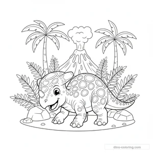 Pachycéphalosaure Combat #25