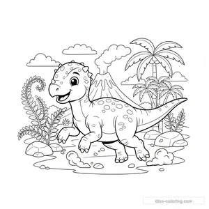 Pachycéphalosaure en Course #6