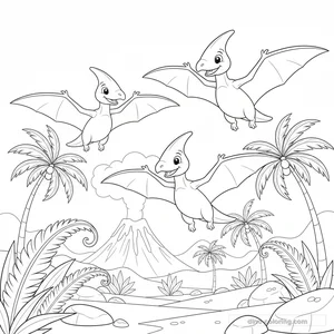 Vol de Ptéranodons #8