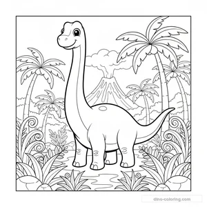 Prehistoric Forest Ausmalbild #4