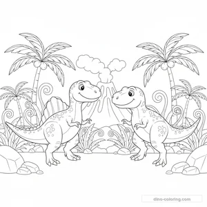 Spinosaure vs T-Rex #19