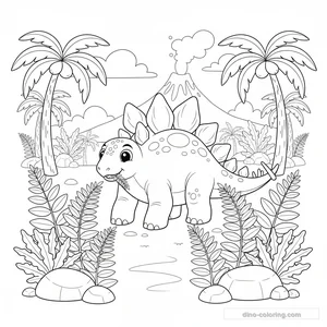 Stégosaure Herbivore #25