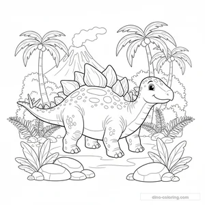 Stégosaure Détaillé #13