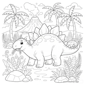 Stégosaure Herbivore #5