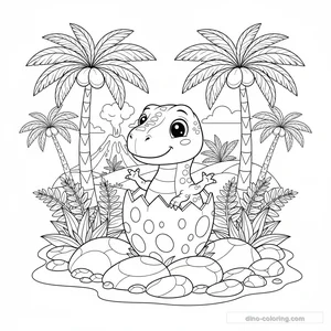 Bébé T-Rex Sortant de l'Oeuf #12