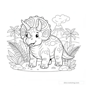 Tricératops Détaillé #12