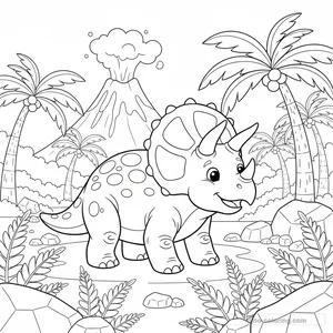 Tricératops Préhistorique #21