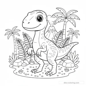 Velociraptor Pack Ausmalbild #28