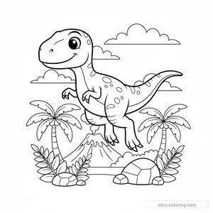 Vélociraptor Sautant #38