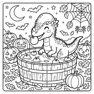 Dibujo Apple Bobbing Pachycephalosaurus para Colorear #19