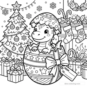 Dibujo Gift Wrapped Hatchling para Colorear #12