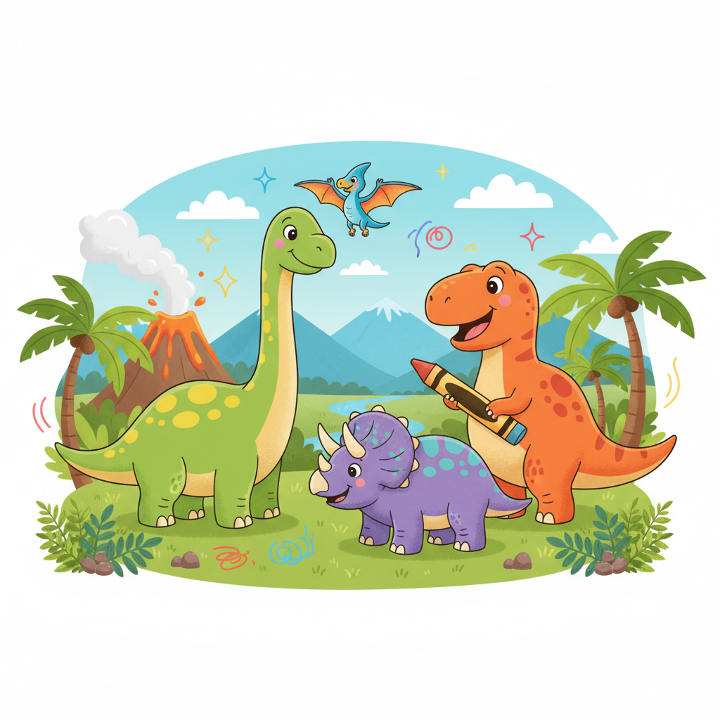 🦕🦖Dinosaures à Colorier : Top 10 + Guide Amusant Enfants