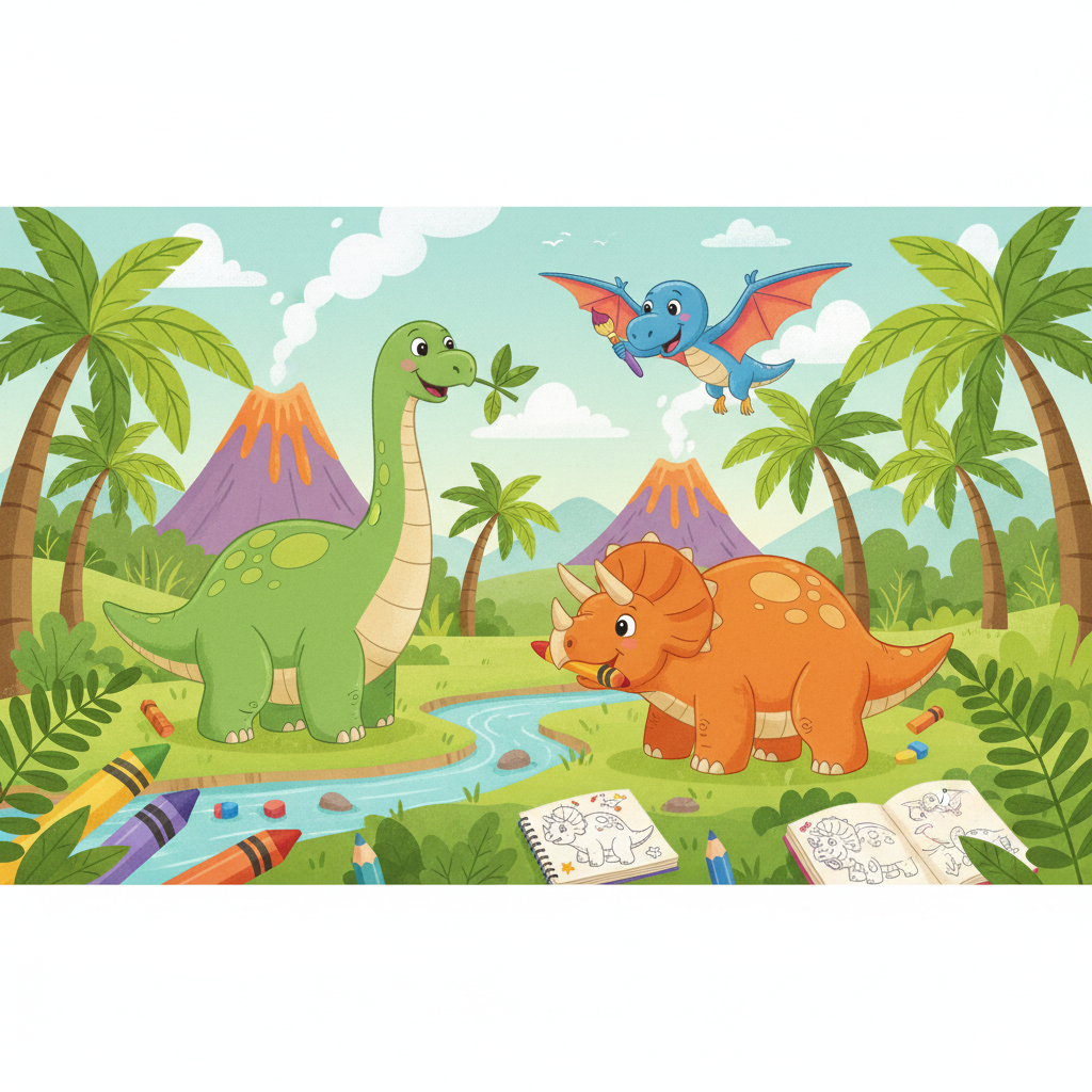 Coloriage Dinosaure Motricité Fine 🦕🦖 : Activités Fun Enfants