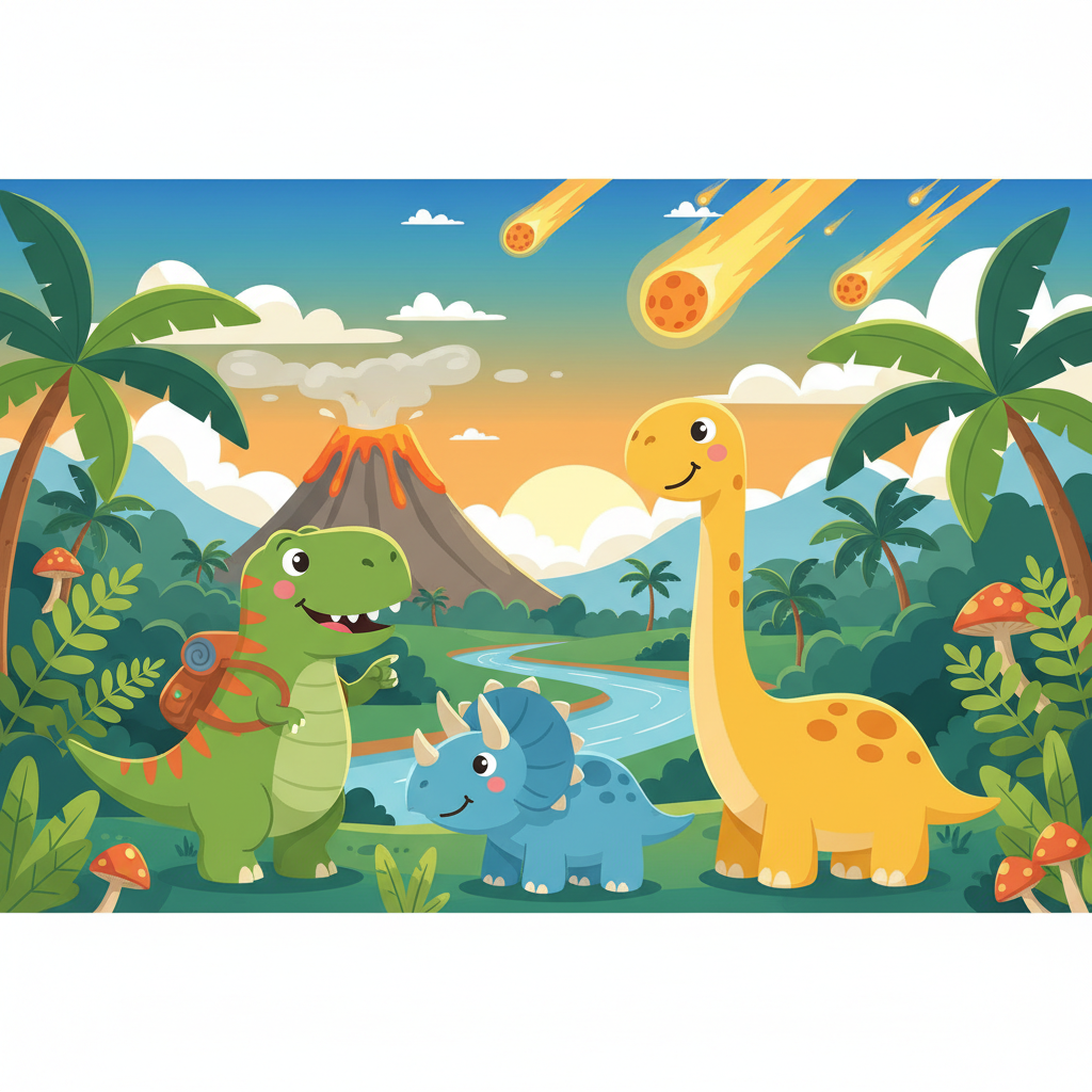 🦕🦖 Dinossauros desapareceram crianças: A explicação fácil!