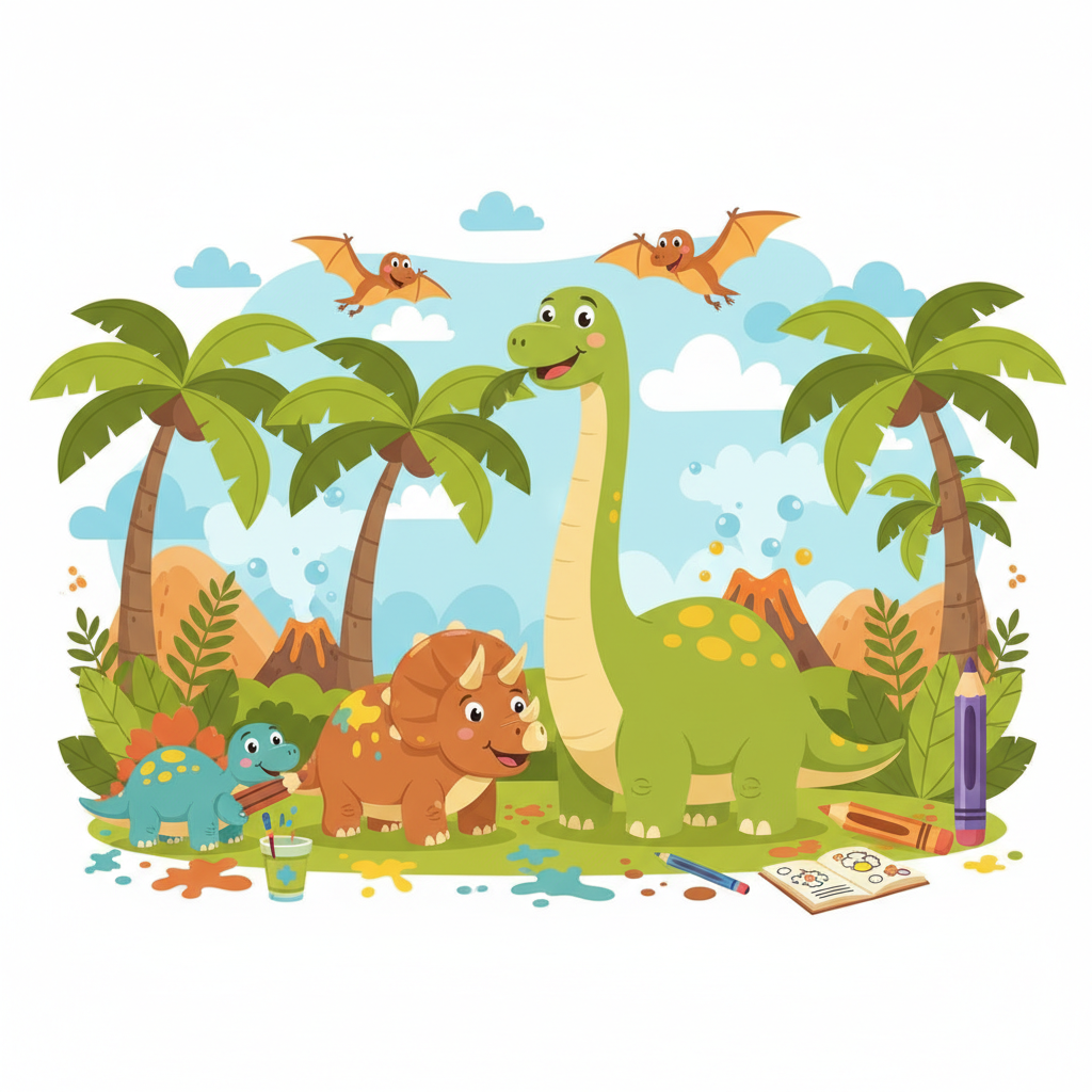 🦕🦖 Dinosauri Erbivori da Colorare: La Guida Definitiva!