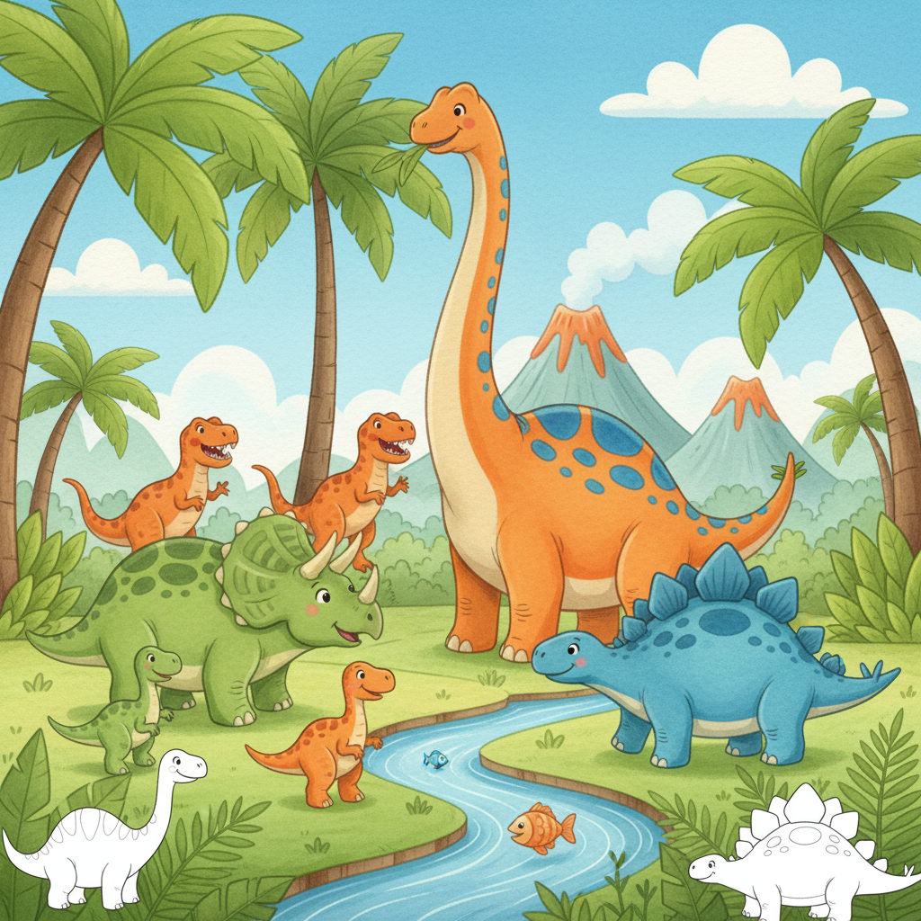 🦕 Die größten Dinosaurier 🦖 + Kostenlose Ausmalbilder!