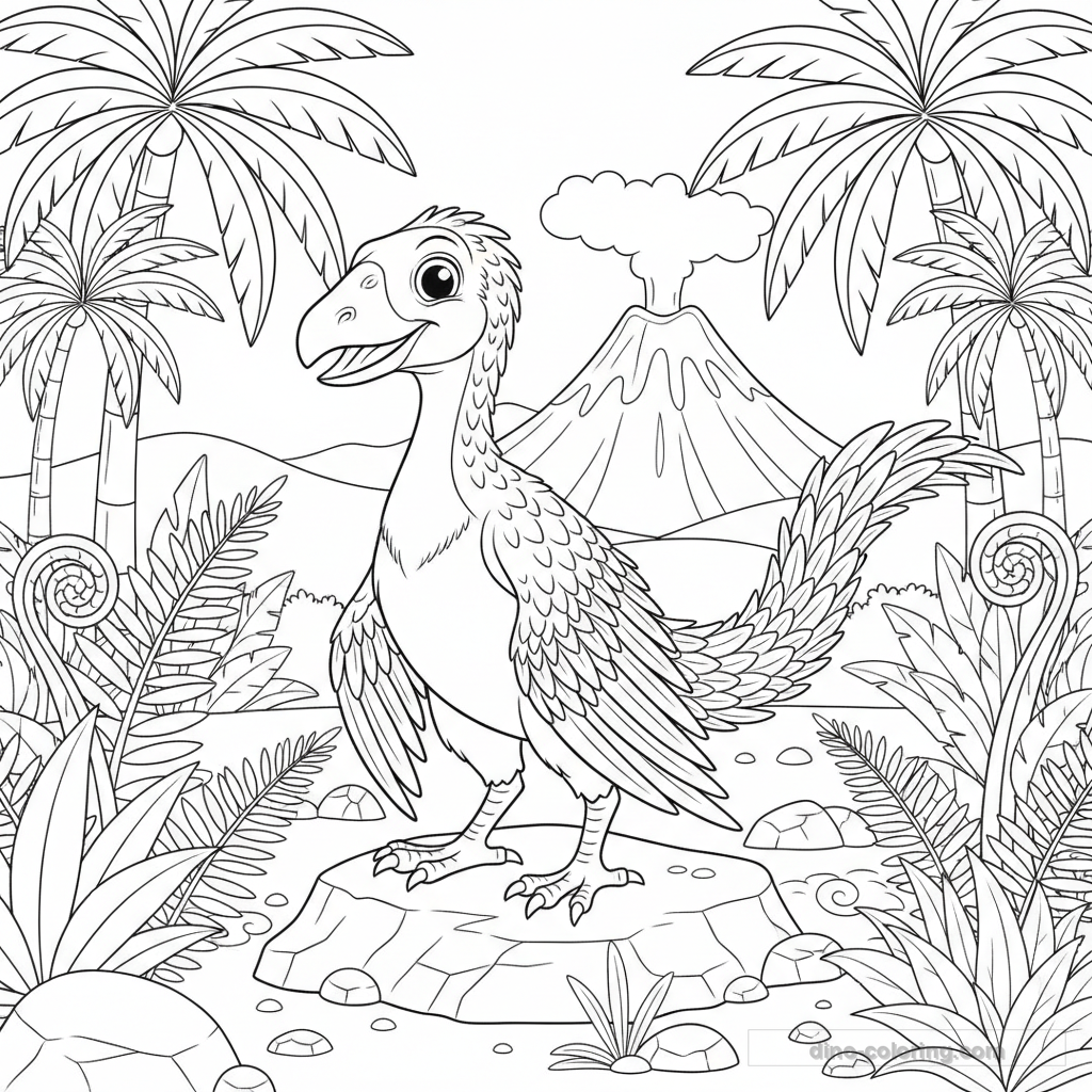 Disegno di Archaeopteryx #4