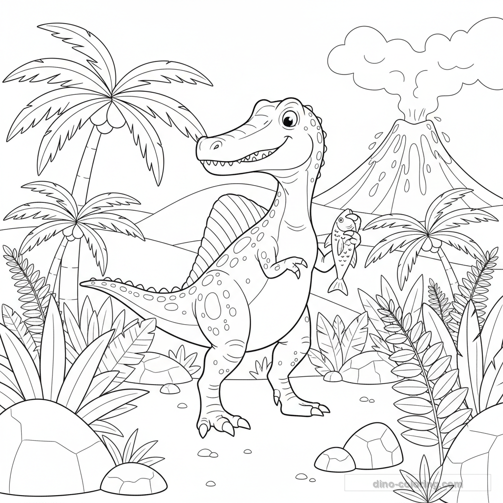 Disegno di Baryonyx #4