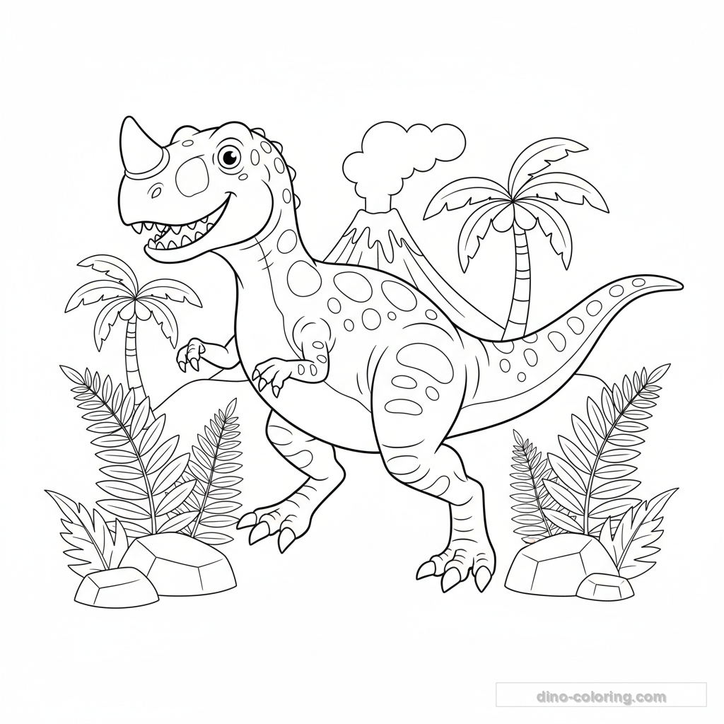 Coloriage Ceratosaurus