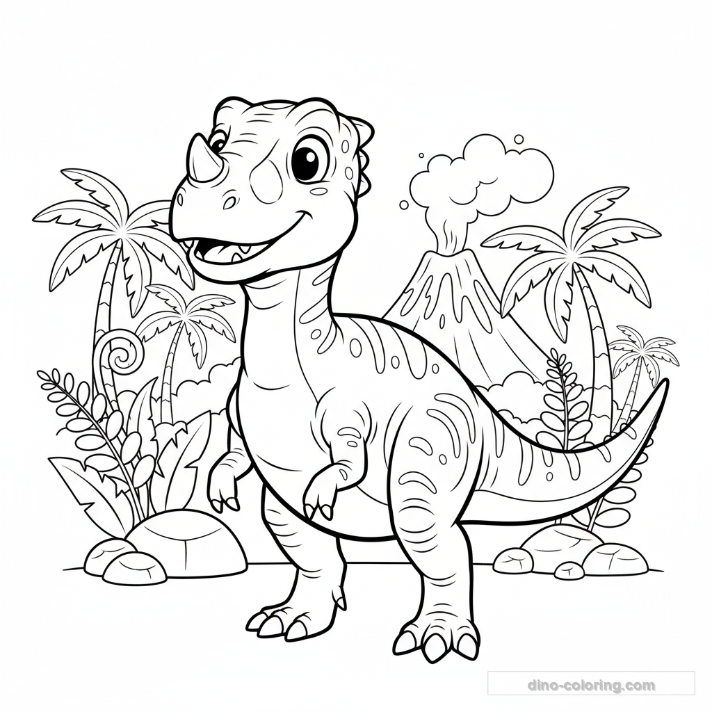 Disegno di Ceratosaurus #3