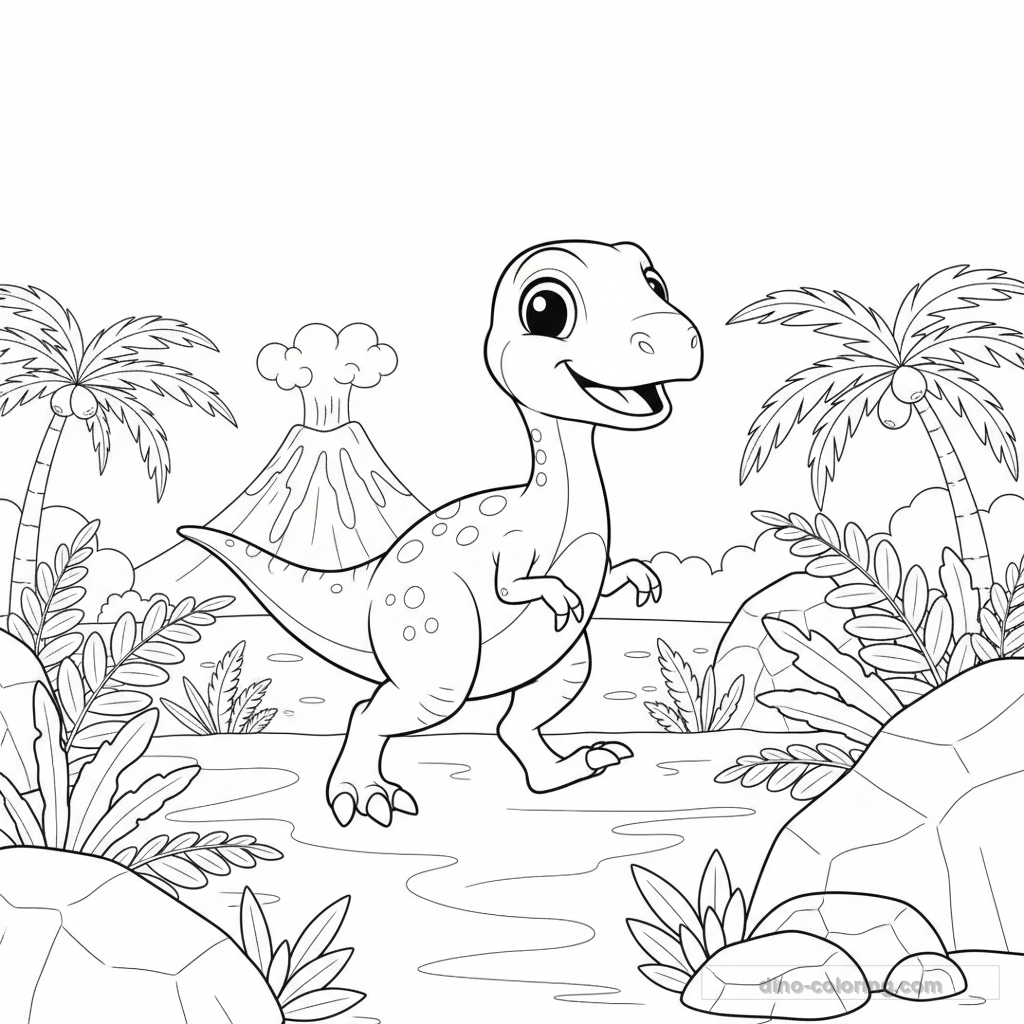 Disegno di Compsognathus #2