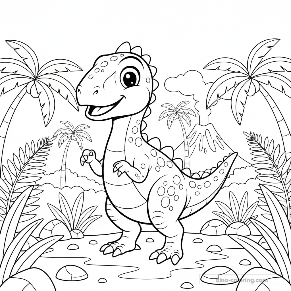 Disegno di Compsognathus #3