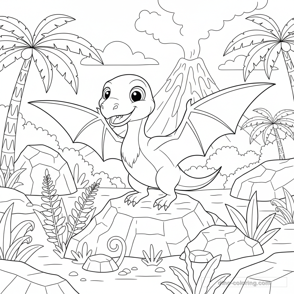 Desenho de Dimorphodon #2