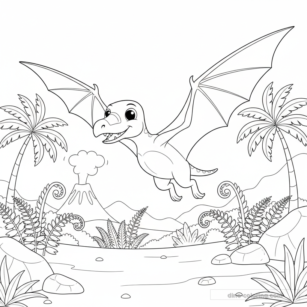 Dimorphodon Ausmalbild #5