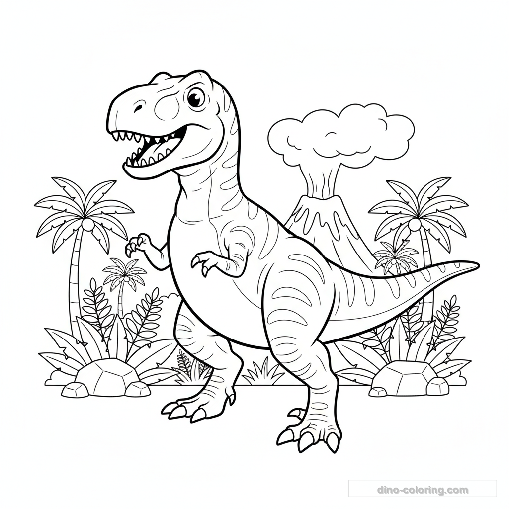 Giganotosaurus Ausmalbild