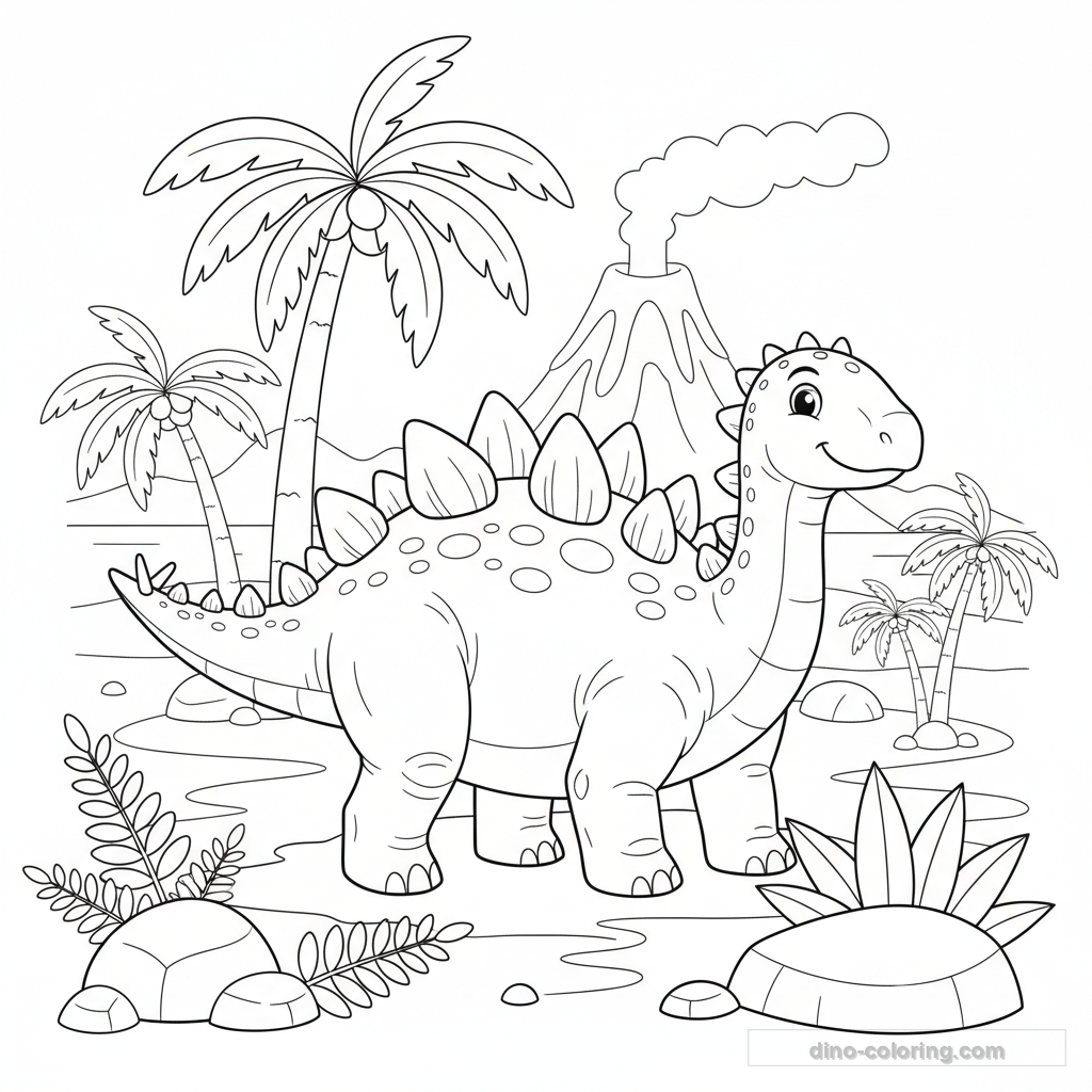 Disegno di Kentrosaurus #5