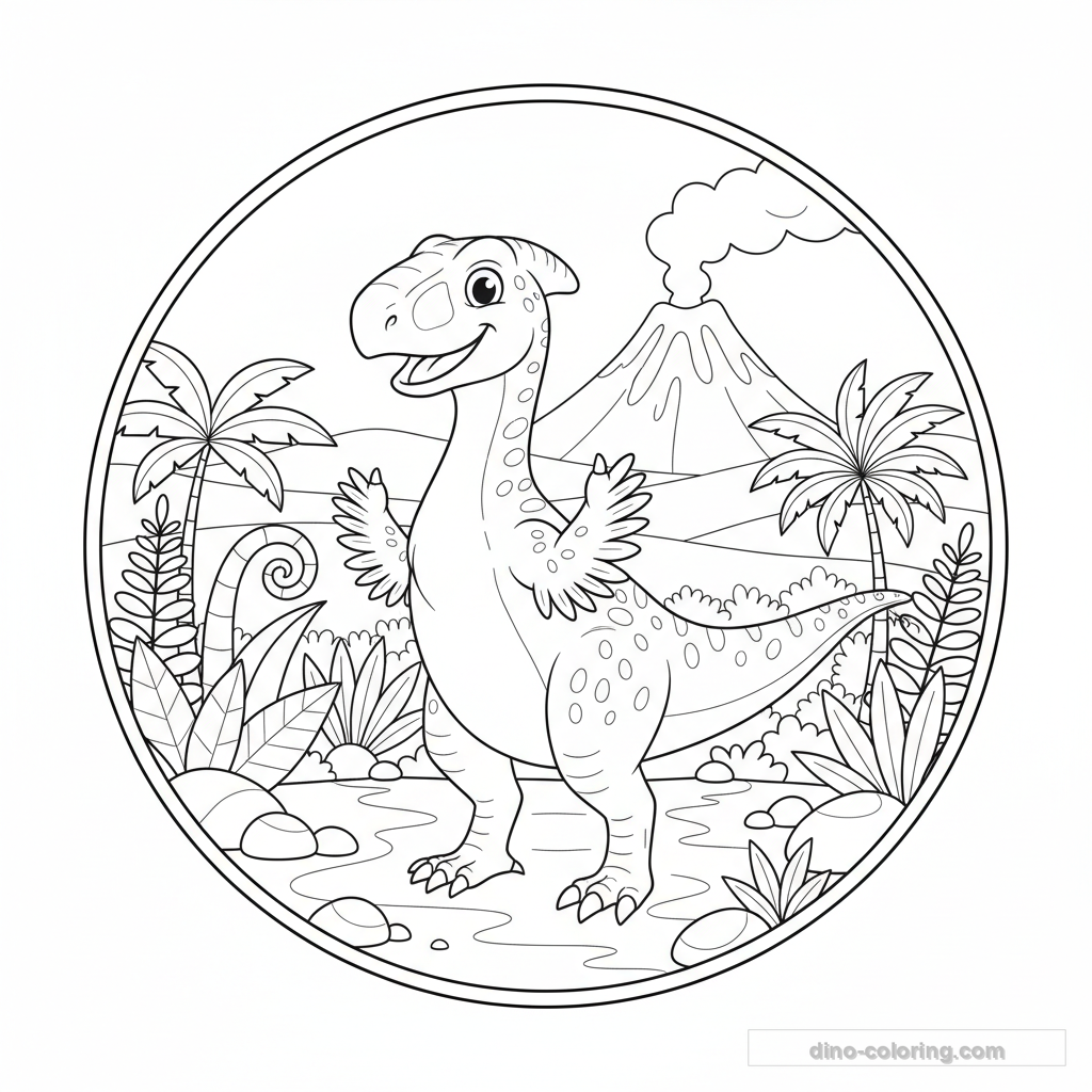 Coloriage Oviraptor #4