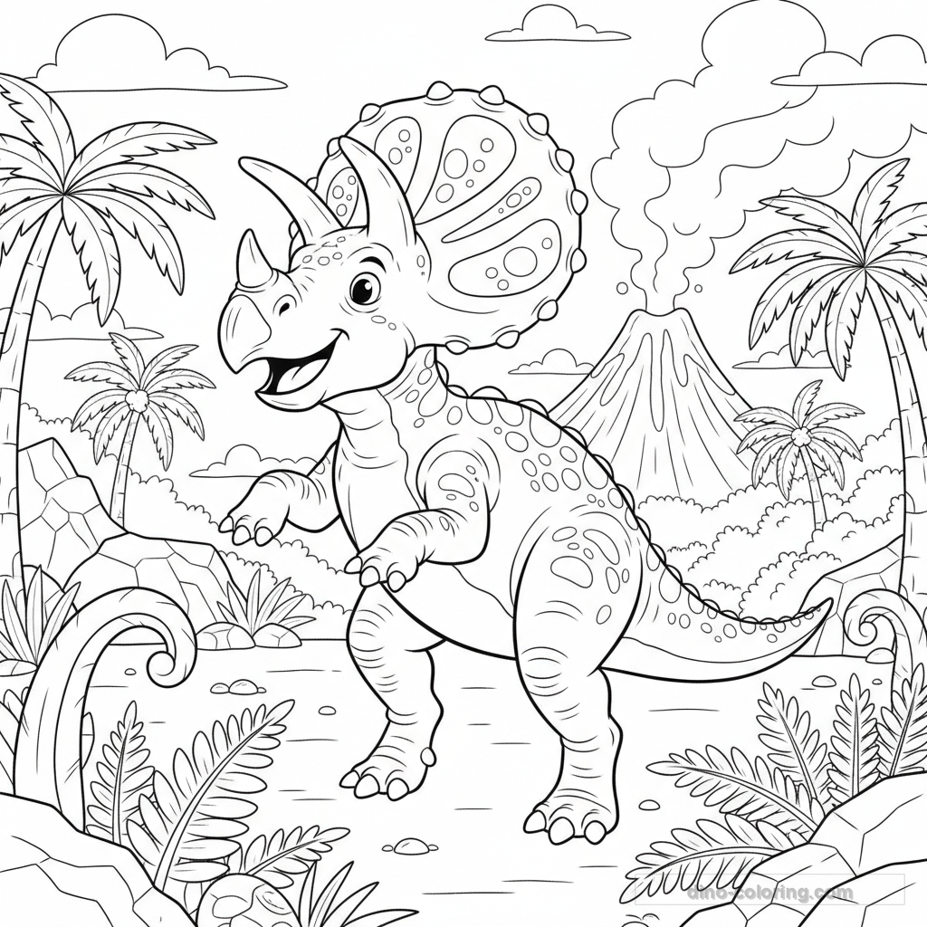 Coloriage Torosaurus