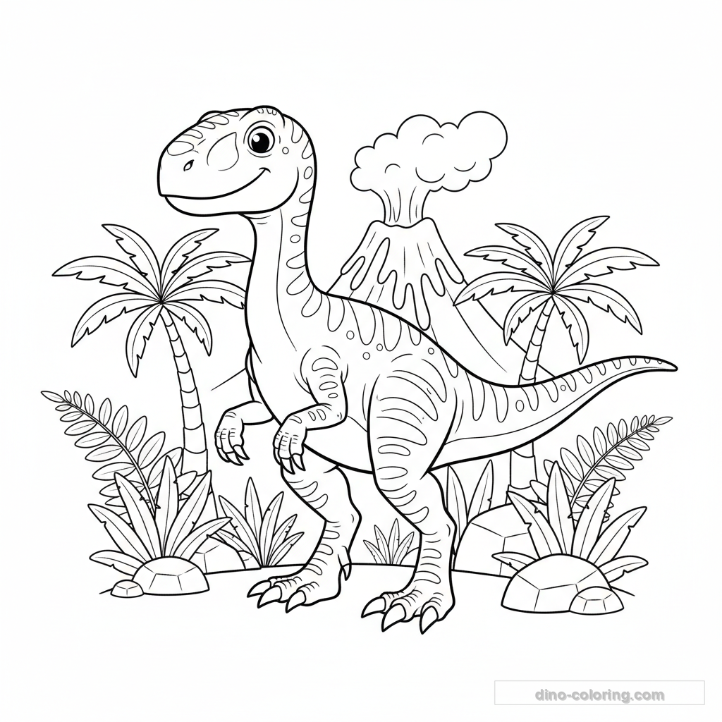 Desenho de Utahraptor #4