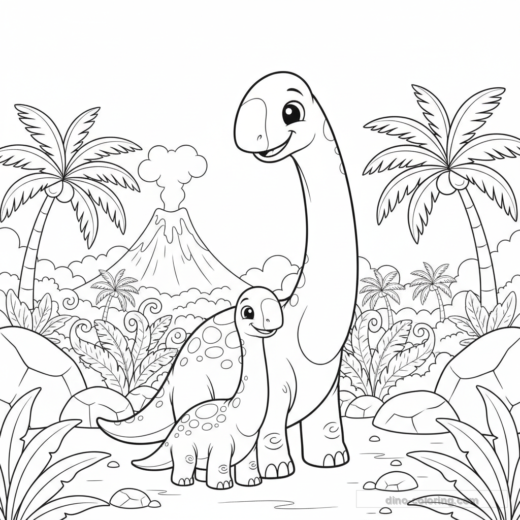 Bébé Dino avec Parent #4