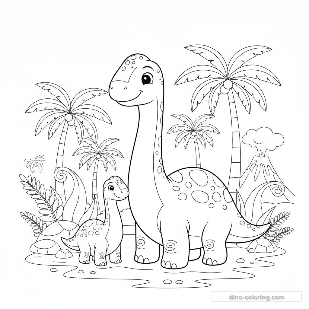 Bébé Dino avec Parent #9