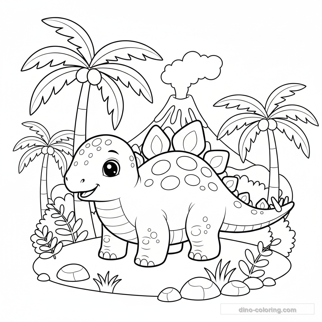 Adorable Bébé Stégosaure #1