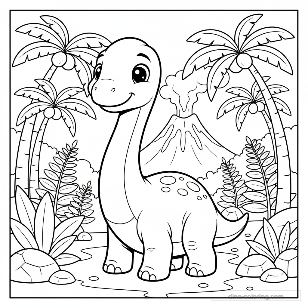 Bébé Brachiosaure Mignon #7