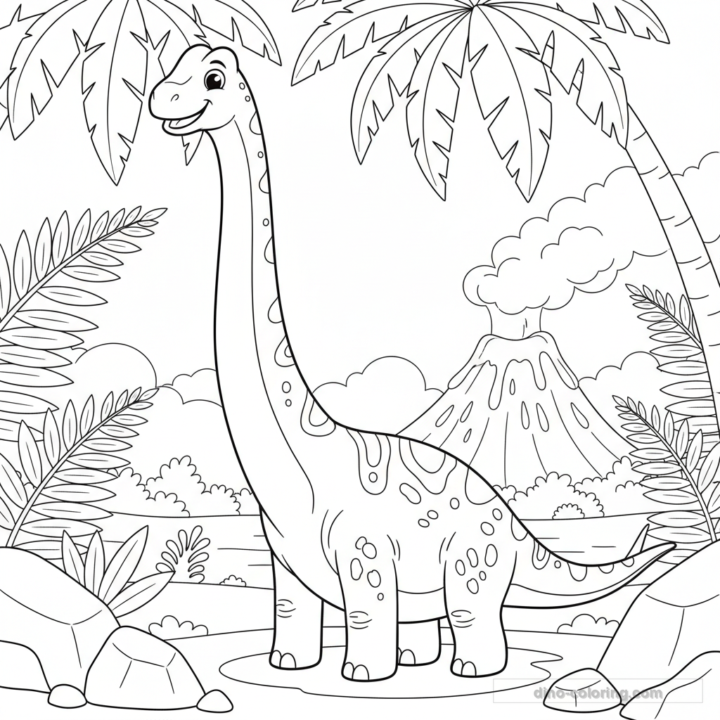 Brachiosaure au Long Cou #9