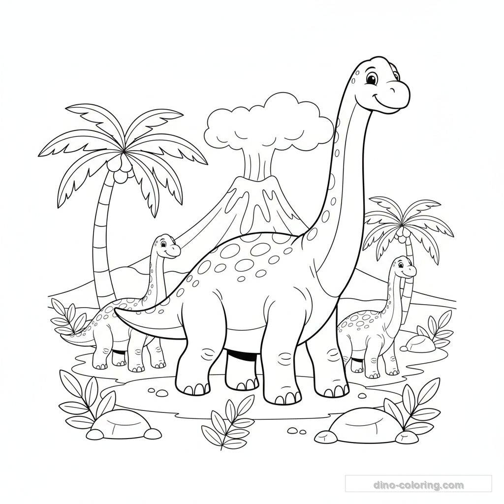 Troupeau de Brachiosaures #10