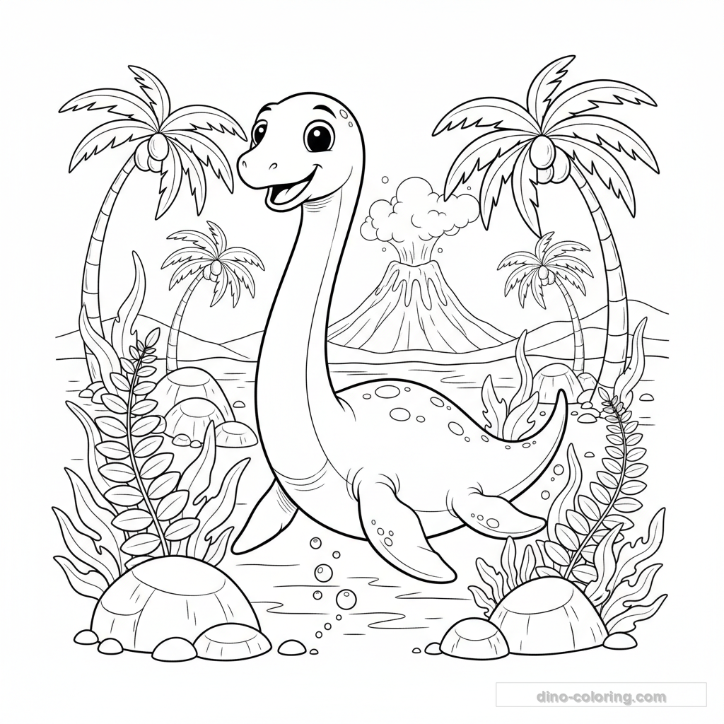 Desenho Prehistoric Underwater para Colorir #3