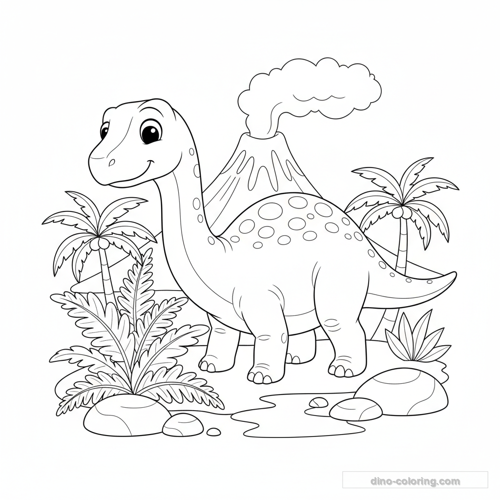 Disegno Iguanodon Herd da Colorare #7
