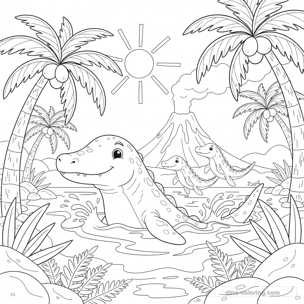 Famille Mosasaure #7