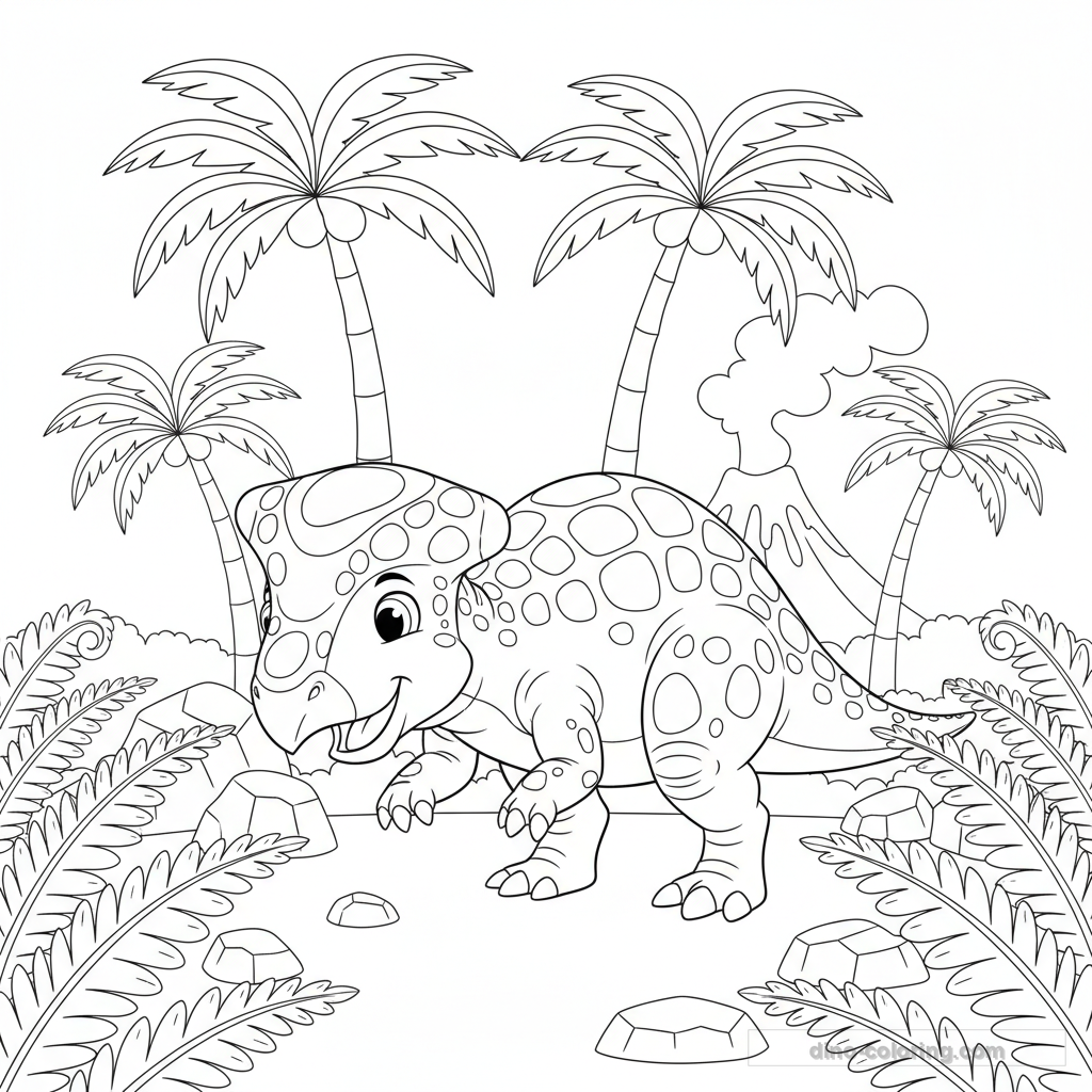 Pachycéphalosaure Combat #12