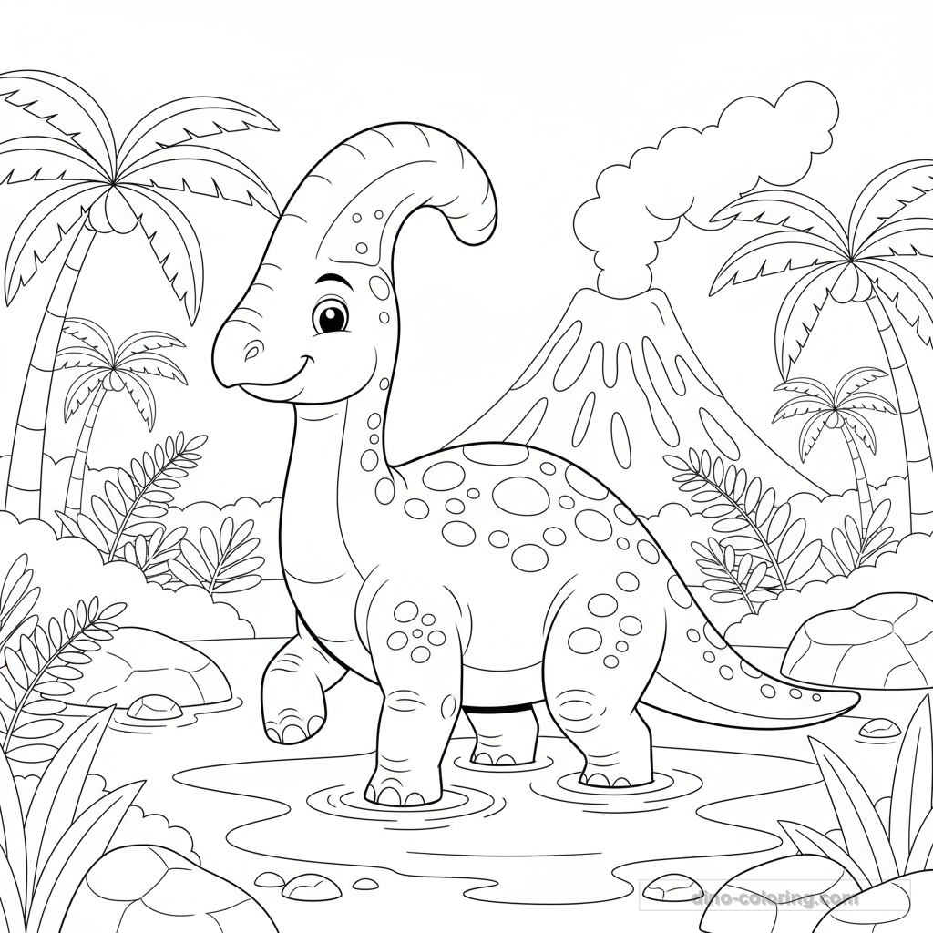 Parasaurolophus au Marais #25