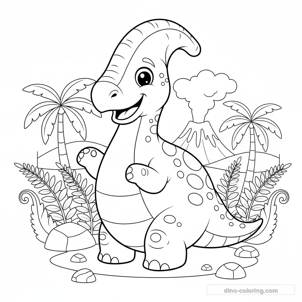 Parasaurolophus Amical #9