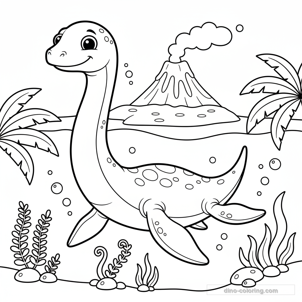 Swimming Plesiosaur #10