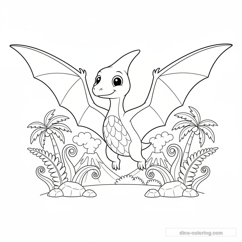 Ptéranodon Ailes Déployées #1