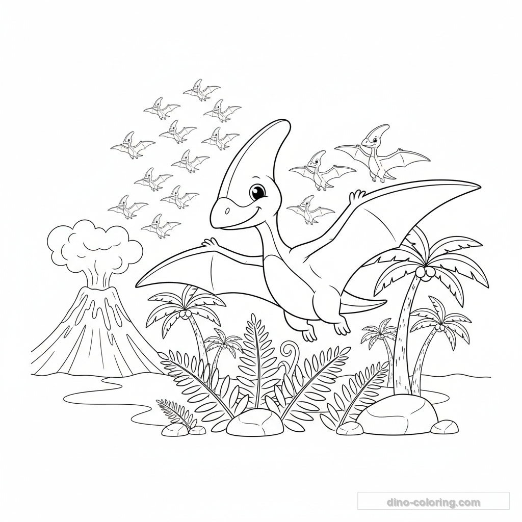 Pteranodon Flock #19