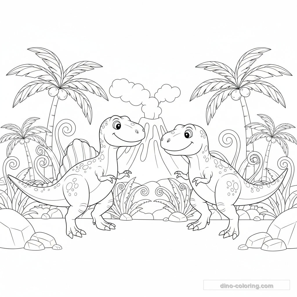 Spinosaurus vs T-Rex #19