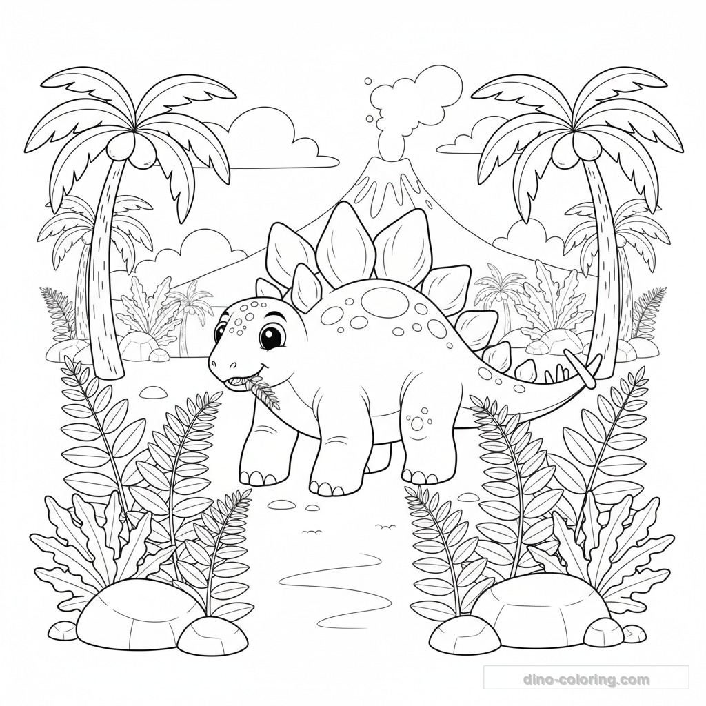 Stégosaure Herbivore #25